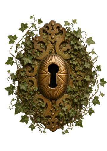 The Elder Cottage ivy keyhole